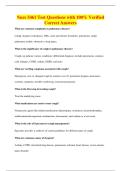 Nurs 5461 Test Questions with 100&percnt; Verified&NewLine;Correct Answers