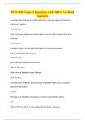 PCN-100 Topic 5 Question with 100&percnt; Verified&NewLine;Answers