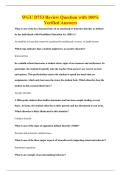 WGU D753 Review Question with 100&percnt;&NewLine;Verified Answers