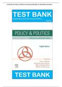 Complete Test Bank For Policy & Politics in Nursing and Health Care 8th Edition by Mason All Chapters&excl; ALREADY RATED A&plus; 100&percnt; CORRECT ANSWERS