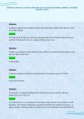 ESSENTIAL HUMAN ANATOM 1 UPDATED ACTUAL EXAM QUESTIONS CORRECT ANSWERS GRADED A