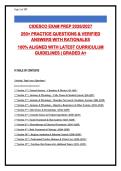 CIDESCO Beauty Therapy Exam 2026-2027&colon; 350&plus; Practice Questions with Verified Answers & Detailed Rationales &vert; International Certification Prep