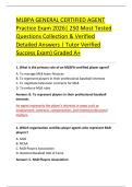 MLBPA GENERAL CERTIFIED AGENT &NewLine;Practice Exam 2026&vert; 250 Most Tested &NewLine;Questions Collection & Verified &NewLine;Detailed Answers &vert; Tutor Verified &NewLine;Success Exam&rpar; Graded A&plus; 