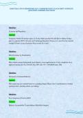 ESSENTIALS OF PATHOPHYSIOLOGY COMPREHENSIVE EXAM SCRIPT COMPLETE