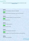 ESSENTIALS OF PATHOPHYSIOLOGY EXAM PREP QUESTIONS ANSWERS STUDY GUIDE VERIFIED