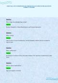 ESSENTIALS OF PATHOPHYSIOLOGY PREMIUM EXAM PAPER TESTED QUESTIONS CORRECT