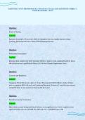 ESSENTIALS OF PATHOPHYSIOLOGY UPDATED ACTUAL EXAM QUESTIONS CORRECT ANSWERS