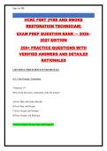IICRC FSRT Fire & Smoke Damage Restoration Technician 2026-2027&colon; 275&plus; Practice Questions with Verified Answers & Detailed Rationales