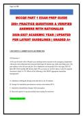 Canada Medical Licensing Exam 2026-2027&colon; 255&plus; Practice Questions with Verified Answers & Detailed Rationales &vert; MCCQE & Canadian Board Exam Preparation
