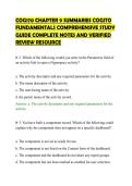 COG170 CHAPTER 9 SUMMARIES COGITO&NewLine;FUNDAMENTALS COMPREHENSIVE STUDY&NewLine;GUIDE COMPLETE NOTES AND VERIFIED&NewLine;REVIEW RESOURCE
