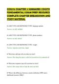 COG170 CHAPTER 9 SUMMARIES COGITO&NewLine;FUNDAMENTALS EXAM PREP RESOURCE&NewLine;COMPLETE CHAPTER BREAKDOWN AND&NewLine;STUDY MATERIAL