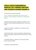 COG170 COGITO FUNDAMENTALS&NewLine;BUNDLED TESTS VERIFIED QUESTIONS&NewLine;AND ACCURATE ANSWERS GRADED A&plus;
