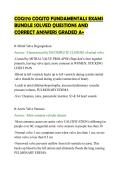 COG170 COGITO FUNDAMENTALS EXAMS&NewLine;BUNDLE SOLVED QUESTIONS AND&NewLine;CORRECT ANSWERS GRADED A&plus;