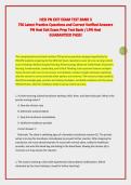 HESI PN EXIT EXAM TEST BANK 3&NewLine;750 Latest Practice Questions and Correct Verified Answers&NewLine;PN Hesi Exit Exam Prep Test Bank &sol; LPN Hesi&NewLine;GUARANTEED PASS&excl;&NewLine;