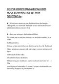 COG170 COGITO FUNDAMENTALS 2026&NewLine;MOCK EXAM PRACTICE SET WITH&NewLine;SOLUTIONS A
