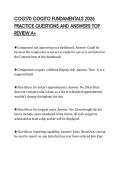 COG170 COGITO FUNDAMENTALS 2026&NewLine;PRACTICE QUESTIONS AND ANSWERS TOP&NewLine;REVIEW A&plus;