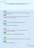 ESSENTIALS OF PSYCHIATRIC MENTAL HEALTH NURSING FINAL PAPER EXAM QUESTIONS