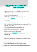 IAHSS Advanced Test Questions and Answers 2026&sol;2027 &vert; A Grade&NewLine;