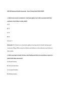 NSG 530 Advanced Pathophysiology Exam 3 Study Guide &vert; Complete Practice Questions & Detailed Rationales
