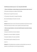 NSG 500 Advanced Health Assessment Exam 1 Study Guide &vert; Complete Practice Questions & Detailed Rationales