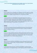 EVOLVE ELSEVIER HESI MED SURG EXAM CERTIFICATION EVALUATION TESTED QUESTIONS
