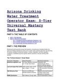 2026&sol;2027 Arizona Drinking Water Treatment Operator Exam - S-Tier Universal Mastery Test Bank & Study Guide &lpar;Includes Critical Axioms & Mentor Explanations&rpar;