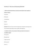 NSG 530 Advanced Pathophysiology Exam 4 Study Guide &vert; Complete Practice Questions & Detailed Rationales
