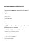 NSG 530 Advanced Pathophysiology Exam 3 Study Guide &vert; Practice Questions & Detailed Rationales