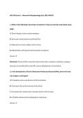 NSG 530 Advanced Pathophysiology Exam 2 Study Guide &vert; Practice Questions & Detailed Rationales