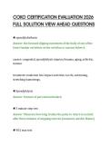 COKO CERTIFICATION EVALUATION 2026&NewLine;FULL SOLUTION VIEW AHEAD QUESTION