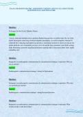 EXAM 2 NR 548 PSYCHIATRIC ASSESSMENT CERTIFICATION EVALUATION TESTED QUESTIONS