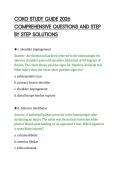 COKO STUDY GUIDE 2026&NewLine;COMPREHENSIVE QUESTIONS AND STEP&NewLine;BY STEP SOLUTIONS