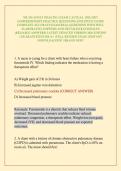 NR 324 ADULT HEALTH 1 EXAM 2 ACTUAL  2026&sol;2027 COMPREHENSIVE PRACTICE QUESTIONS AND STUDY GUIDE COMPLETE ACCURATE EXAM REAL QUESTIONS WITH WELL ELABORATED ANSWERS AND DETAILED RATIONALES &lpar;RELIABLE ANSWERS&rpar; LATEST UPDATED VERSION 2026 EDITION &vert;GUARANTEED P