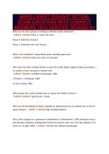 WAPS LATEST 2026&sol;2027 ACTUAL&NewLine;EXAM QUESTIONS WITH CORRECT&NewLine;ANSWERS 100&percnt; VERIFIED GRADED A&plus;