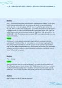 EXAM 2 NUR 170 REVIEW SHEET COMPLETE QUESTIONS ANSWERS GRADED A PLUS&period;pdf