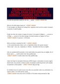 PROMOTION LATEST 2026&sol;2027&NewLine;ACTUAL EXAM QUESTIONS WITH&NewLine;CORRECT ANSWERS 100&percnt; VERIFIED&NewLine;GRADED A&plus;