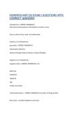 Hondros NUR 233 Final Exam 2 Questions & Answers on Schizophrenia