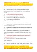 NCLEX-RN Predictor Exam Version 1 &vert; Complete Practice Questions & Answers &vert; Nursing Exam Prep