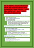 ATI PN MENTAL HEALTH PROCTORED EXAM&colon; 300 PRACTICE QUESTIONS & ANSWERS WITH RATIONALES &vert; LATEST 2026 GUIDELINES &vert; 100&percnt; VERIFIED SOLUTIONS &vert; GRADED A&plus;