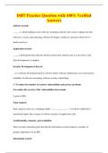 D487 Practice Question with 100&percnt; Verified&NewLine;Answers