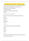 D487 Question with 100&percnt; Verified Answers