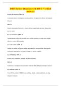 D487 Review Question with 100&percnt; Verified&NewLine;Answers