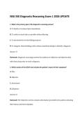 NSG 550 Diagnostic Reasoning Exam 1 Study Guide &vert; Practice Questions & Detailed Rationales&period;