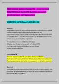 ABIM Internal Medicine Boards ITE &ndash; Comprehensive&NewLine;2025&sol;2026 Study Guide 150 Question and correct&NewLine;detailed answers with Explanation&period;