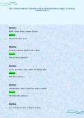 EXCAVATION FOREMAN UPDATED ACTUAL EXAM QUESTIONS CORRECT ANSWERS GRADED A
