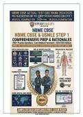 NBME CBSE ACTUAL TEST QUIZ BANK 2024&sol;2025 REAL EXAM QUESTIONS AND 100&percnt; CORRECT DETAILED ANSWERS &lpar;USMLE STEP 1&rpar; MEDICAL EXAMINATION
