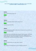 EXCEL CRASH COURSE EXAM FROM WALL STREET PRE 1 ACTUAL TEST PAPER QUESTIONS CORRECT