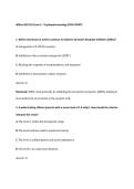 NSG 552 Psychopharmacology Exam 2 Study Guide &vert; Practice Questions & Detailed Rationales