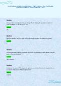 EXCEL CRASH COURSE EXAM FROM WALL STREET PRE 4 ACTUAL TEST PAPER QUESTIONS CORRECT