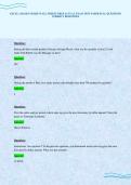 EXCEL CRASH COURSE WALL STREET PREP ACTUAL EXAM TEST PAPER FULL QUESTIONS CORRECT